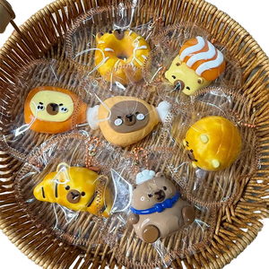 Série de porte-clés Kapybara, jouet sensoriel scellé à presser, sensation de slime, rebond lent, anti-stress, cadeau pour enfants, squishy en vrac - Product Image 1