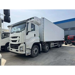 ขายตรงจากโรงงาน รถบรรทุกตู้แช่แข็ง 9.6 เมตร 8x4 รถบรรทุกขนส่งหลายอุณหภูมิ - Product Image 1