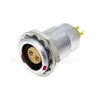 FGG EGG 1B 2 Pin Push Pull Circular Connector FGG.1B.302.CLAD42Z / EGG.1B.302.CLL Self Locking Plug Socket for Industrial