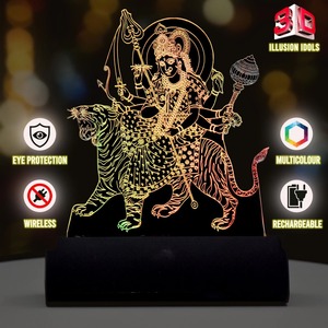 ไฟประดับคอนโซลรถยนต์ Sherawali Maa Murti LED ดีไซน์เปลี่ยนสีได้ สำหรับตกแต่งรถยนต์ ลดราคาพิเศษ มีจำหน่ายแล้ว - Product Image 3