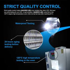 Bombilla LED para Faros Delanteros NAOEVO K1 80W H4 H7 6500K Luces Súper Brillantes para Faros Delanteros de Automóviles, Sistemas de Iluminación LED para Automóviles - Product Image 6