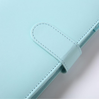 Binder Planner Kustom Grosir A6, Binder Kulit PU dengan Klip, Agenda & Organizer