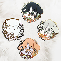 Keine Mindestbestellmenge Herstellerfabrik Maßgefertigte Harte und Weiche Emaille Glitzer Anime Cartoon Anstecknadeln Metall-Abzeichen Emaille-Pin