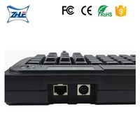 Clavier POS programmable à membrane MSR à double interface 60 touches