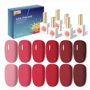 AILANUO Vernis à ongles végétalien organique à gel UV LED Fournitures d'art d'ongle de luxe écologiques et ensemble de collection de kit de démarrage de santé - Product Image 1