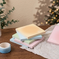 Bloc-notes personnalisé mignon et kawaii, impression couleur, bloc-notes de bureau, ensemble de notes autocollantes, vente chaude