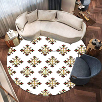 Vente flash Tapis personnalisé avec n'importe quel logo, design floral traditionnel éthiopien pour la décoration Habesha