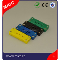 MICC K J E T Mini Socket Standard Connector Tipe K Thermocouple Plug Nylon PA Shell IP20 Dukungan Kustomisasi OEM & ODM