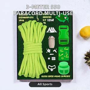Paracorde 30m 550 avec âme à 7 brins, différentes couleurs, pour équipement de survie en extérieur, randonnée, escalade et utilisation en parachute - Product Image 5