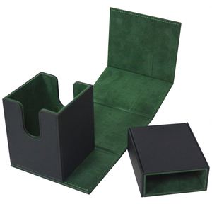 Boîte de rangement en gros pour cartes de jeu à chargement par le haut avec plateau à dés amovible pour collection - Product Image 5