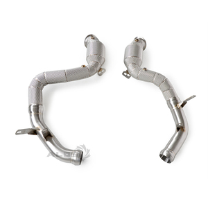 Tuyau d'échappement pour Mercedes Benz AMG GT63 <span class=keywords><strong>GT63S</strong></span> 4.0T W213 2014-2023 avec tuyau de descente en acier inoxydable isolé pour - Product Image 6