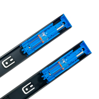 Facile à installer Universal Fit Soft Close Ball Beringe Glissières de tiroir Glissière à roulement à billes pour meubles industriels