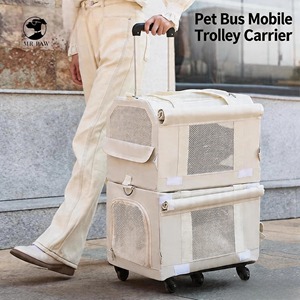Sac à dos portable et écologique pour <span class=keywords><strong>chien</strong></span> et chat avec fermeture éclair, en nylon solide, pliable, capacité 15 kg, pour les voyages avec animaux de compagnie, personnalisable - Product Image 5