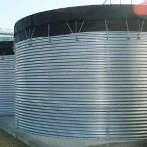 galvanized huge volume water tank 50000gals for irrigation and farmland