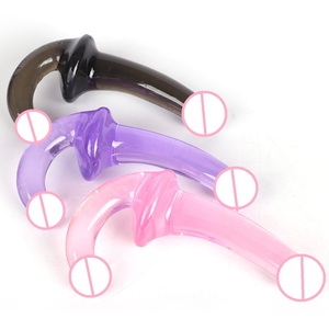 قضيب مثير ذو نهاية مزدوجة، لعبة جنسية، قضيب اصطناعي بحزام بدون حمالات على الجانبين من مادة tpe للسيدات - Product Image 3