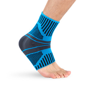 Protection de cheville en silicone pour hommes, équipement de protection léger pour la correction et la compression du pied, fabriqué sur machine à tricoter plate - Product Image 4
