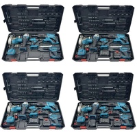 Compatible avec les batteries MT - Ensemble combiné multifonctionnel sans balais en acier au carbone de 5 pièces, batterie au lithium sans fil OEM