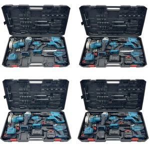 Kompatibel mit <span class=keywords><strong>Makita</strong></span>-Akkus - 5-teiliges Bürstenloses Multifunktions-Kombinationsset aus Kohlenstoffstahl Kabelloses Lithium-Akku-<span class=keywords><strong>Set</strong></span> OEM - Product Image 1