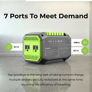 Portable 200W Outdoor <strong>Solar</strong> Power Bank Power Station Lithium Ion Battery MPPT <strong>Controller</strong> for Home Use-EU US UK Plugs Included - Product Image 3