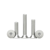 Produsen Pengikat Xinchi Menyediakan Sekrup Kepala Datar Hex Socket dari Baja Karbon dan Baja Tahan Karat DIN 7991 / ISO 10642