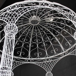 Oniya große Garten Jurte Vogelkäfig Form Eisen Blume Ballon Dusche Dekor Party Hochzeit Bogen Laube - Product Image 2
