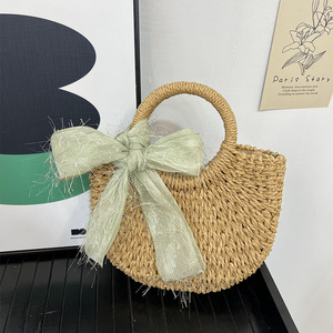 Écharpe vintage poilue et douce en ruban de polyester enveloppée bleu rose beige couleur unie écharpes longues maigres pour poignée de sac à main - Product Image 3