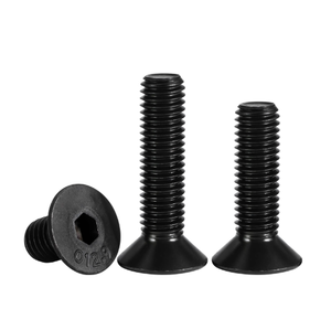 Tornillos de Cabeza Avellanada Hexagonal de Acero con Óxido Negro Imperial, Tamaños 3/16, <span class=keywords><strong>1</strong></span>/4, <span class=keywords><strong>1</strong></span>/<span class=keywords><strong>2</strong></span>, 5/16, 3/8 Pulgadas - Product Image 3