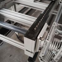 Sistema de Transferencia de Palés de Fábrica Toshine, Transportador de Cadena de Doble Velocidad con Tamaño Personalizado, Máquina de Transporte de Palés