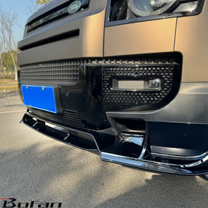 Parachoques para <span class=keywords><strong>Land</strong></span> <span class=keywords><strong>Rover</strong></span> New Defender, Estilo <span class=keywords><strong>Mansory</strong></span>, Negro Brillante, Labio de Parachoques Delantero, Divisor de Labio de Parachoques Delantero - Product Image 6