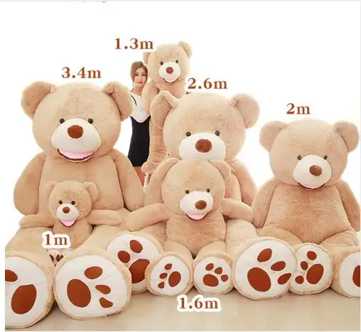 Großhandel Teddybär Riesige 93 Zoll American Giant Bear Haut/Giant Teddy Bear Gute Qualität Fabrik preis Soft Toys für Mädchen