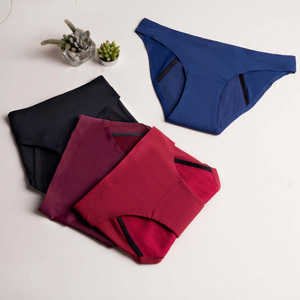 Culottes menstruelles réutilisables et étanches, culottes <span class=keywords><strong>de</strong></span> règles, sous-vêtements pour flux abondant, culottes menstruelles taille haute pour femmes - Product Image 5