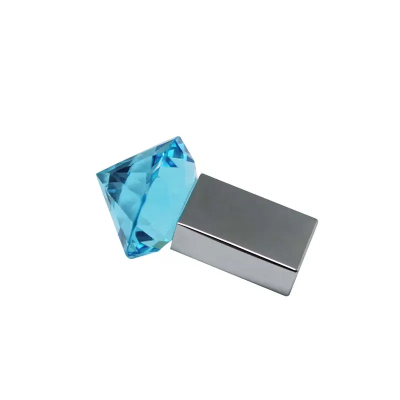 Diamantvormige Schijf Op Sleutel 32Gb 64Gb 128Gb Pendrive 4Gb 8Gb 16Gb Diamond Sieraden Usb Flash Drive