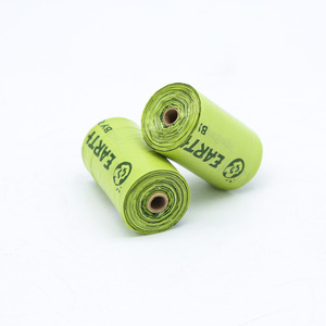 Hot Bán 100% Phân Hủy Sinh Học Bột Ngô Con Chó Poop Túi Chất Thải Con Chó Túi Ủ Poo Túi Bền Vững OEM Logo Chấp Nhận 15 Micron - Product Image 4