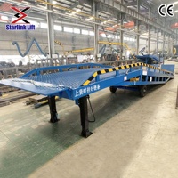 Rampe de chargement mobile hydraulique pour entrepôt, conteneur, camion
