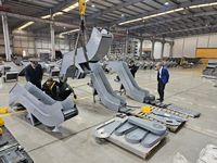 Élévateur à plateaux à conversion de fréquence, régulation de vitesse, alimentation continue, équipement de levage vertical pour matériaux