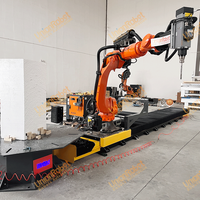 Robot Penggilingan Industri KUKA KR210 7 Axis CNC untuk Pengerjaan Kayu, Batu, Busa, dan Cetakan