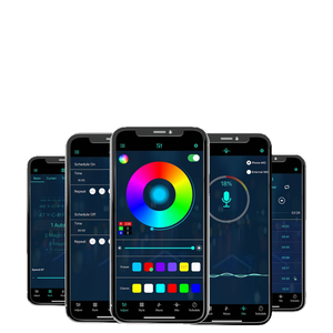 Lampadaire d'angle LED intelligent et moderne pour Noël, idéal pour chambre et hôtel, avec ambiance à couleurs changeantes - Product Image 4