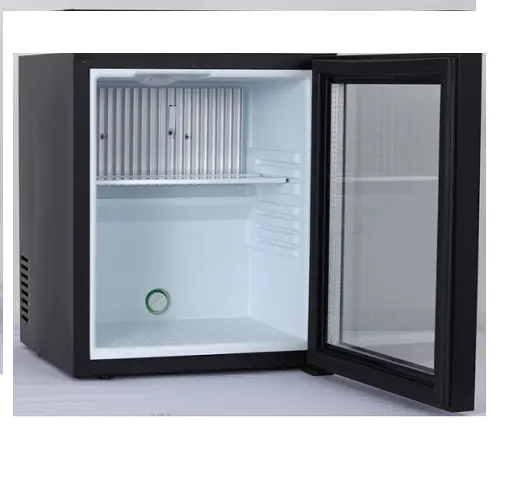 30L hotel room fridge,glass door mini bar refrigerator