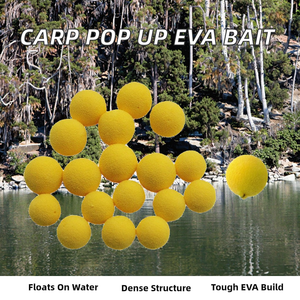 Bouillettes flottantes pour la pêche à la carpe en eau douce, 10 mm/12 mm/14 mm, haute densité EVA, sans parfum, en vrac, pour lac et rivière - Product Image 4