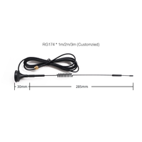 Antenne à base magnétique externe à gain élevé 700-2700 MHz 4G 3G LTE GSM Connecteur SMA mâle RG174 OEM ODM