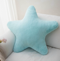 Coussin Étoile INS Nordic Kawaii en Peluche Ultra Douce Effet Vison Couleur Crème, Coussin Rembourré Cœur de Fille, Anti-Stress, Décoration Maison, Cadeau