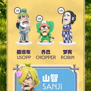 Original Top Toy One Piece Serie Silly Faces Blind Box Arco di Wano Personaggi Anime con Faccine Divertenti Luffy Zoro Nami Giocattolo da Collezione - Product Image 3