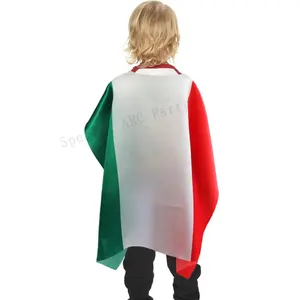 EK2024 Italy supporter mini cape flag italian kids small cape flag