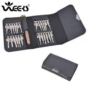 Weeks 25 In 1 <b>Screwdriver</b> Set Aluminum Handle Carbon Steel Blades Nickel Plated For Telecommunications Repair - Product Image 1