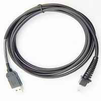 2M 7ft KB Wedge PS2 Cable USB Trenzado Datalogic GD4130D100 D131 Escáner de código de barras Chaqueta de PVC PS/2 Reemplazo de cable de impresora