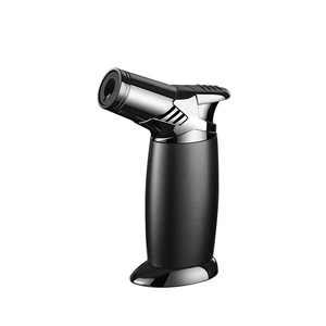 JOFI Direct <b>Fire</b> Torch <b>Lighter</b> Butane Windproof Portable Camping Outdoor Use Metal American Style - Product Image 4