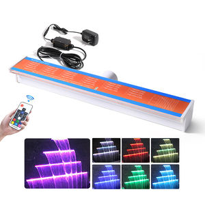 Cascade colorée d'eau de lame de cascade de LED pour l'étang de station thermale de piscine - Product Image 2