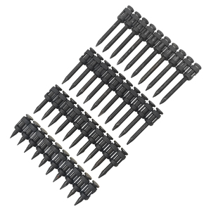 Haute qualité 16-38mm noir en plastique trempé bande collée acier béton goupille clous lisse tige Type gaz clou pistolet Compatible - Product Image 3