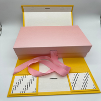 Boîtes cadeaux magnétiques pliables rigides de luxe en usine Boîtes en papier haut de gamme personnalisées avec impression offset en éponge