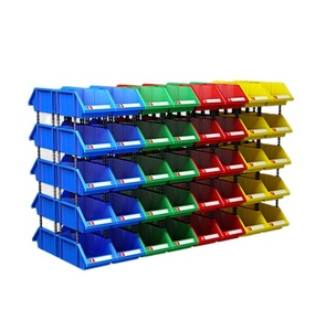 Stackable warehouse spares parts boxes shelf bin storage bins stackable plastic boxes
